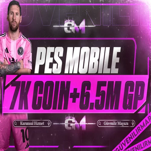 PES Mobile 7000 Coin +6.5M GP